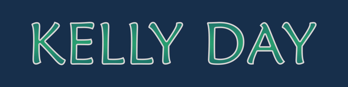 the kelly day logo page header