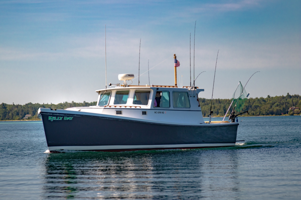 The Kelly day boat coming into paradise bay beaver island